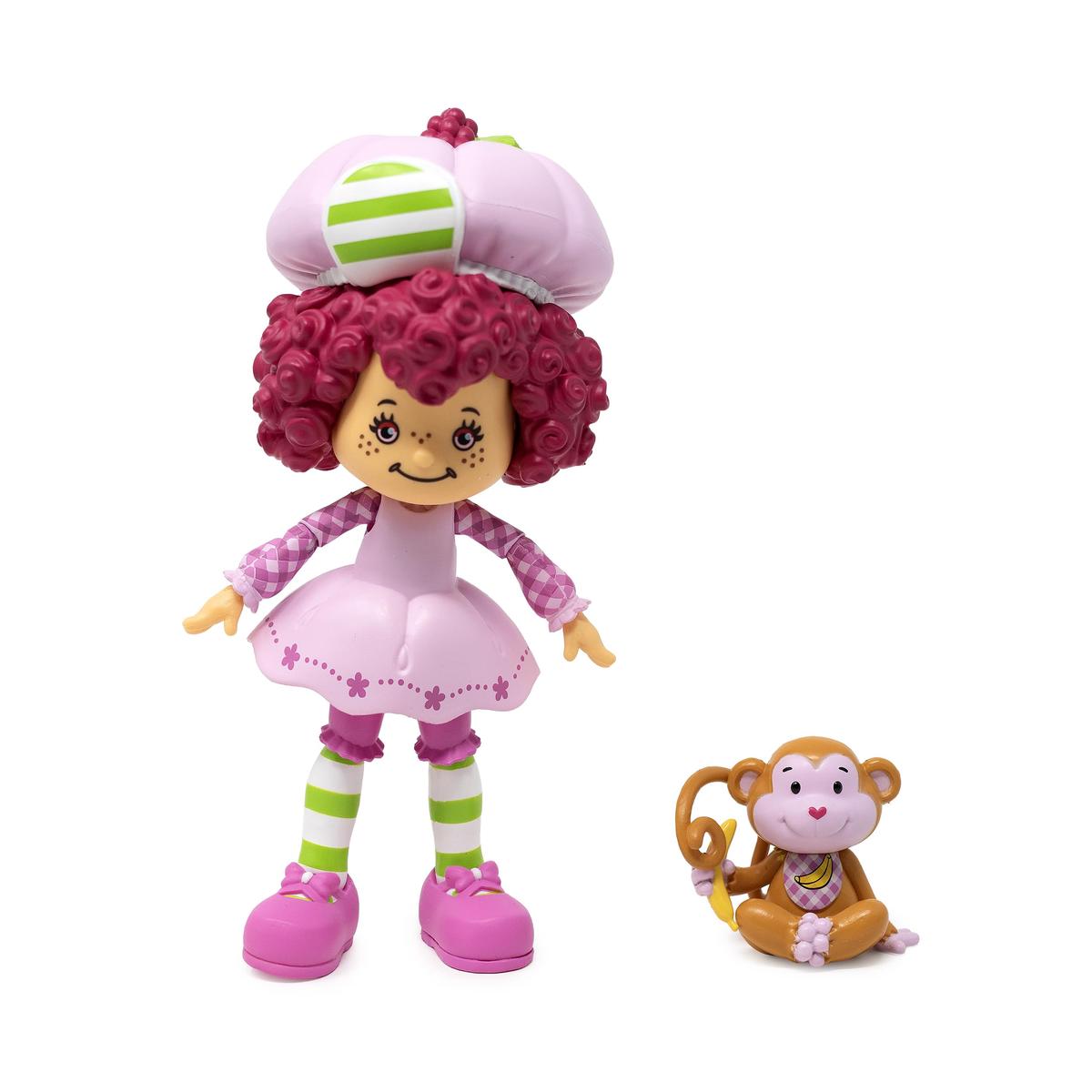 Boss Fight Studio Classic Strawberry Shortcake Raspberry Tart Actionfigur - Sammlerstck, duftende Figur mit abnehmbarem Hut und Tierbegleiter - Mastab 1:12