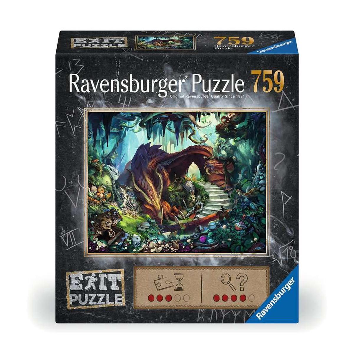 Ravensburger Exit Puzzle 17378 In der Drachenhhle - 759 Teile Puzzle fr Erwachsene und Kinder ab 12 Jahren