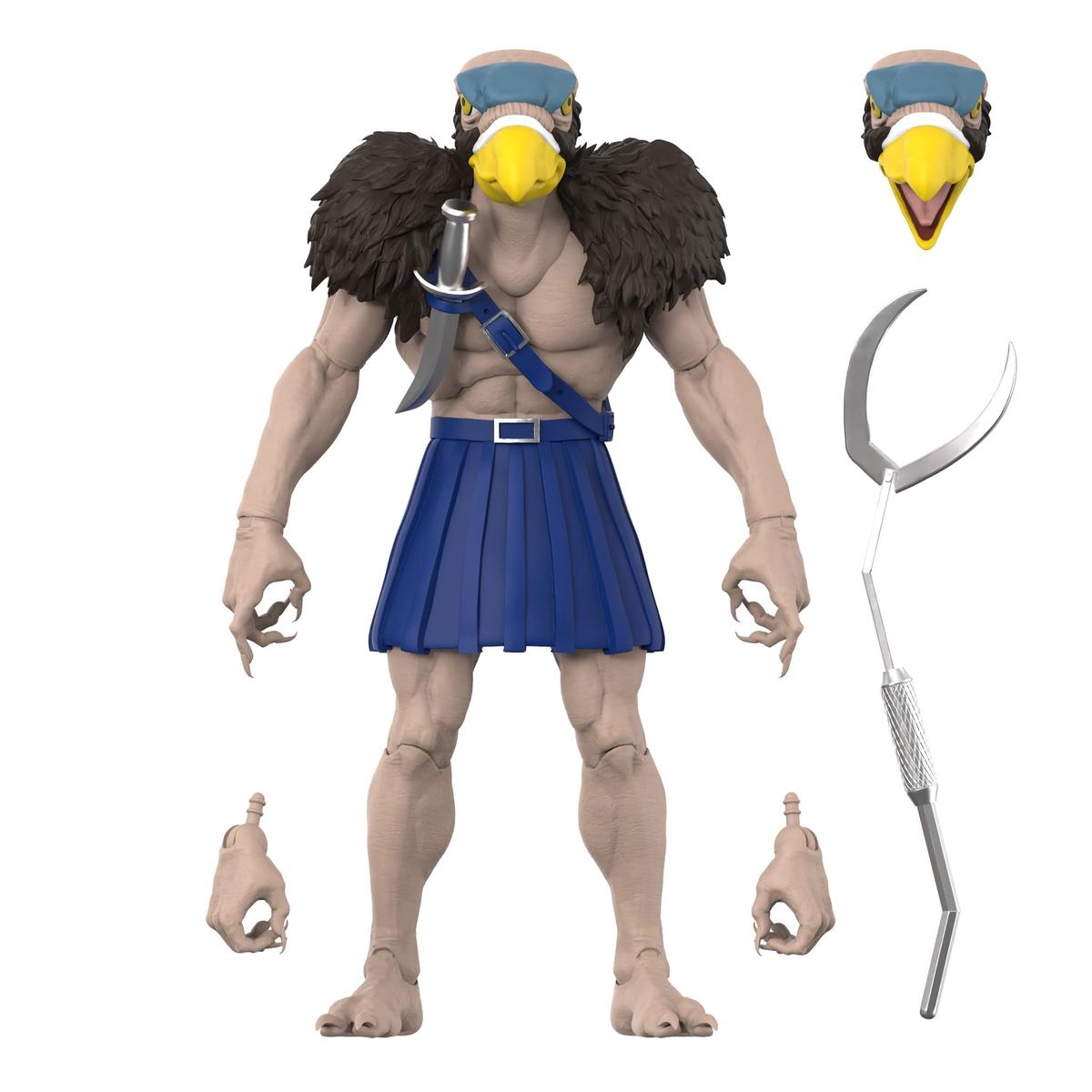 Super7 ULTIMATES! Thundercats Vultureman (Toy Version) - 7" Thundercats Action Figure with Accessories - Classic Cartoon Collectibles and Retro Toys