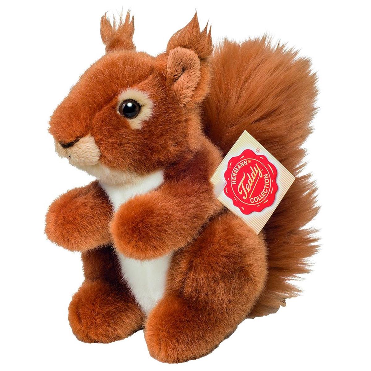 Teddy Hermann 90843 Eekhoorn 5,5"/14 cm, Knuffel, Knuffel
