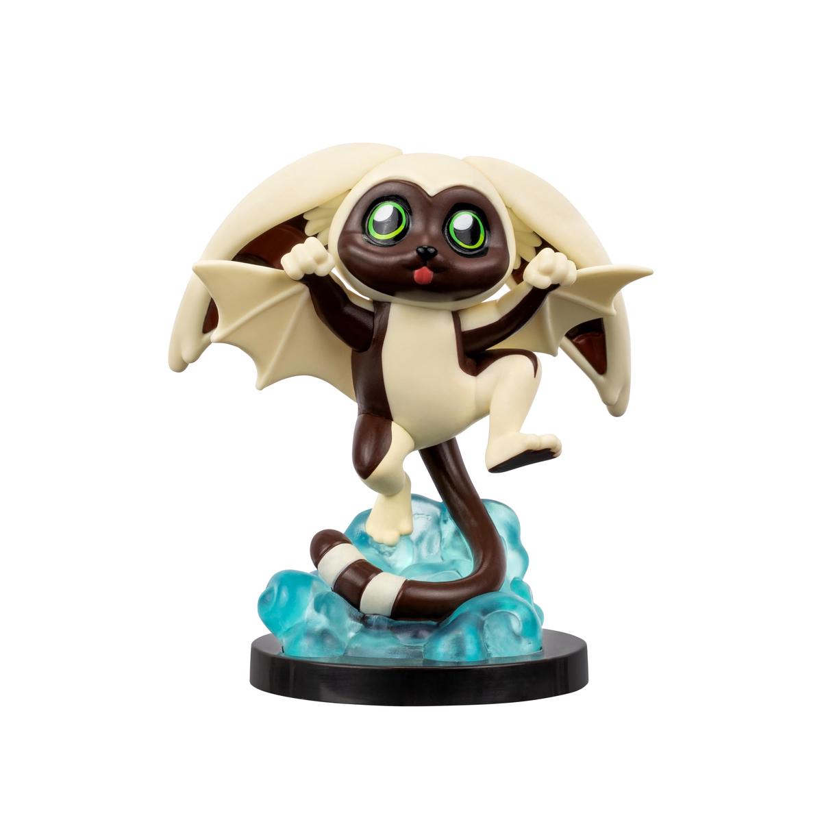 Avatar: The Last Airbender Momo - 4-Inch Mini Figure in Kawaii Style in Dynamic Pose with Display Base