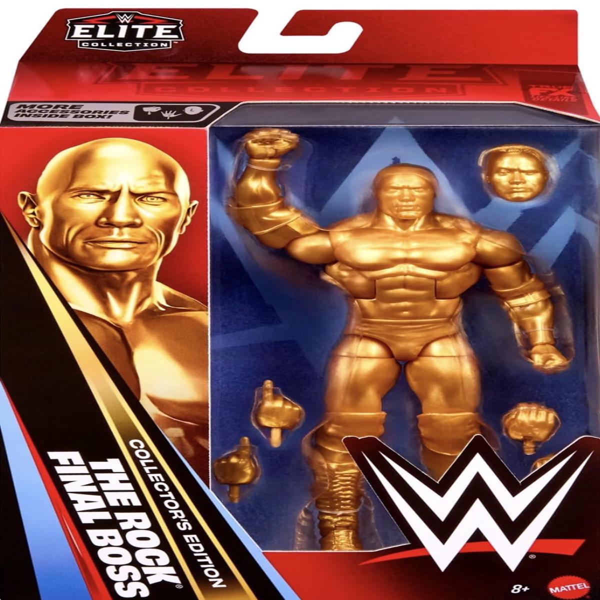 Mattel Wwe Elite Collection: The Rock Final Boss - Action Figure (Jmp64)