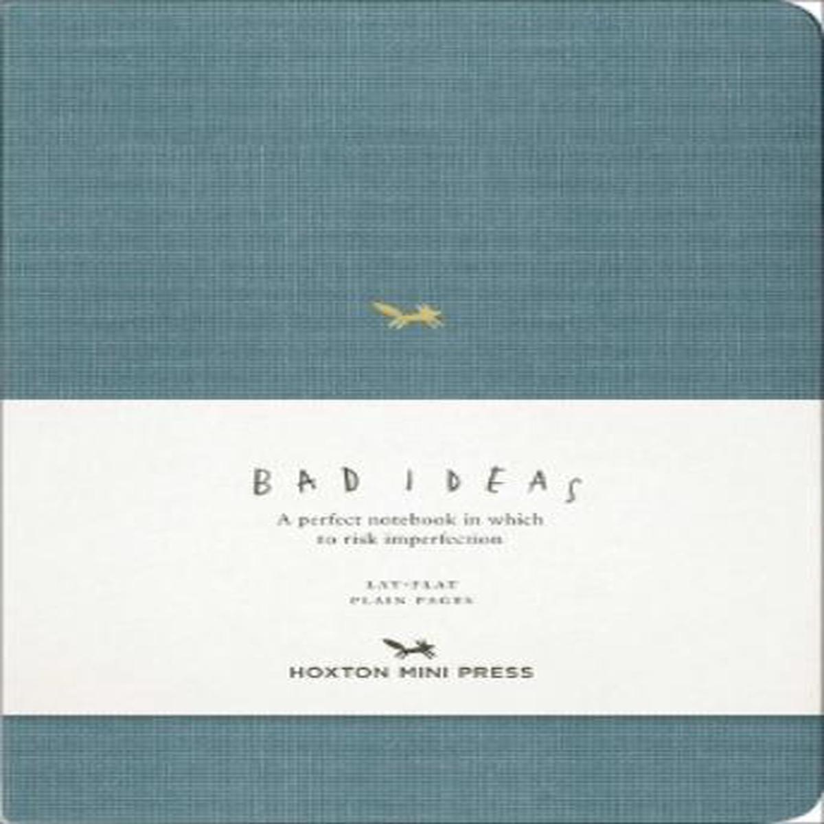 A Notebook for Bad Ideas (Medium / Blue / Unlined)