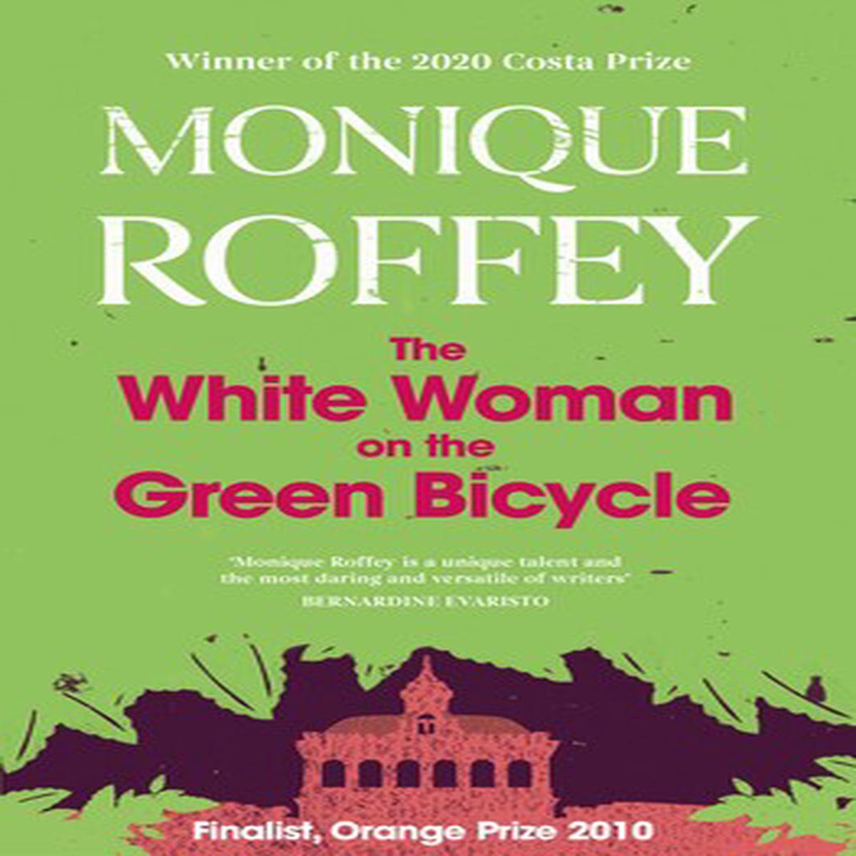 White Woman On Green Bicycle