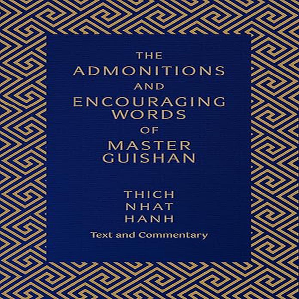Admonitions Awords Of Master Guishan /T